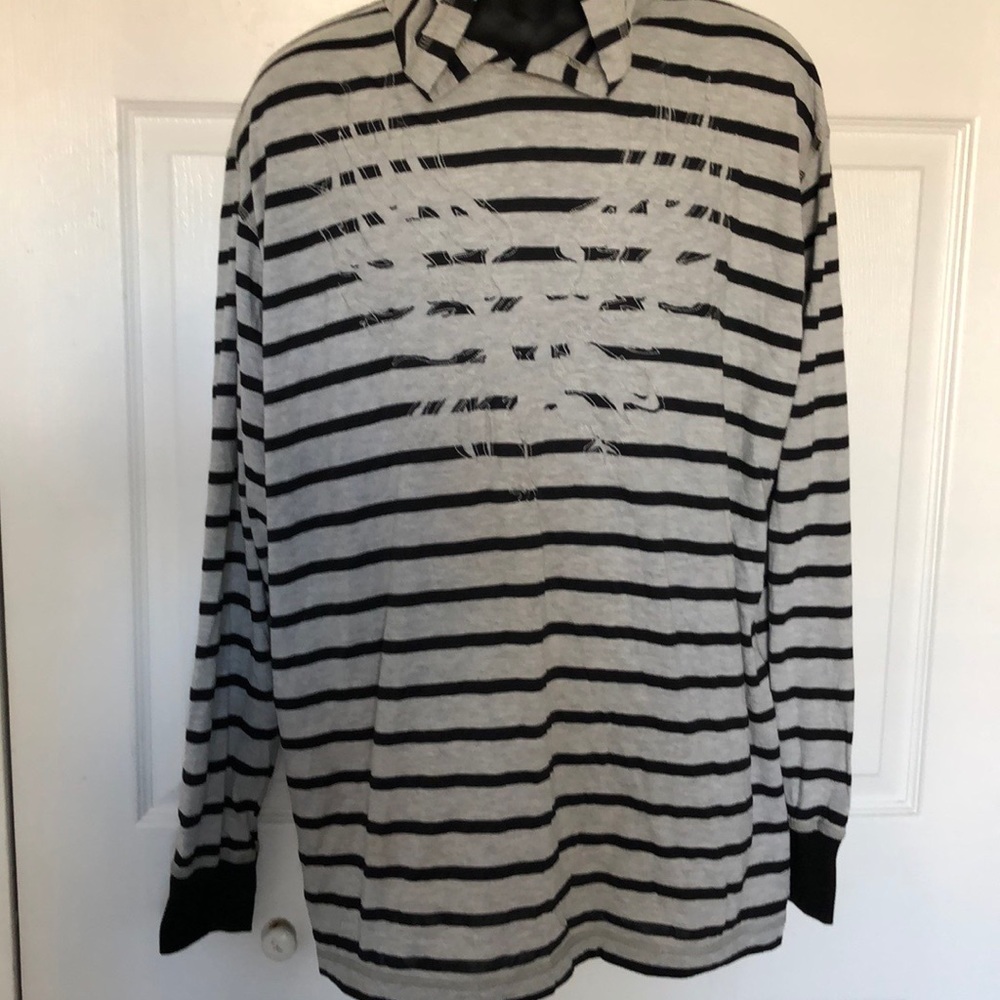 ❤️3X20 KOMAN STRIPES HOODIE T-SHIRT
